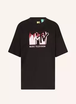 Футболка скарол Somethingnew, черный