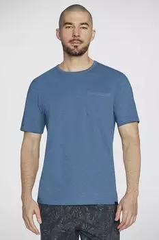 Футболка Skech-breeze Slub Pocket синяя Debenhams, синий