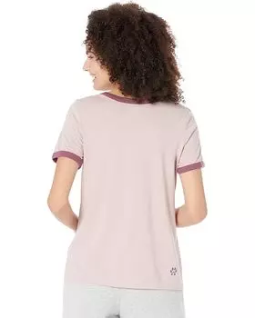 Футболка SKECHERS Eat Ringer Tee, цвет Burnished Lilac