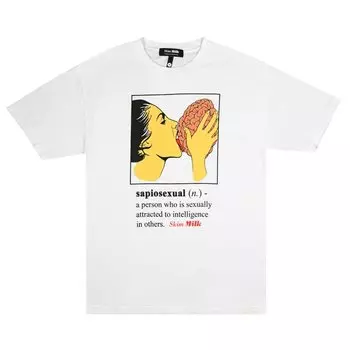 Футболка Skim Milk Sapiosexual Tee 'White', белый