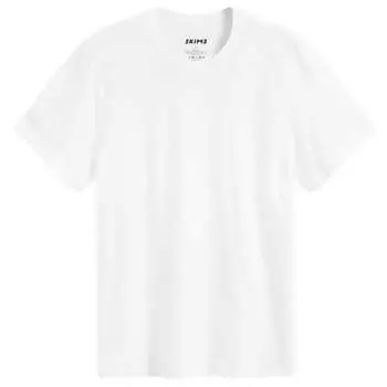 Футболка Skims Cotton Classic T-Shirt, цвет Chalk
