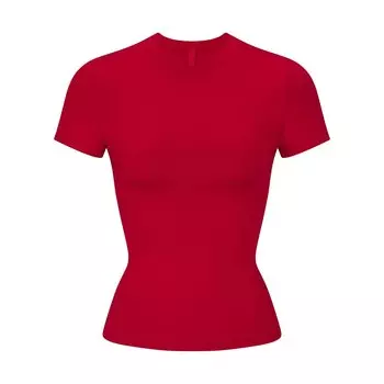 Футболка SKIMS, цвет cranberry