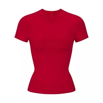 Футболка SKIMS, цвет cranberry