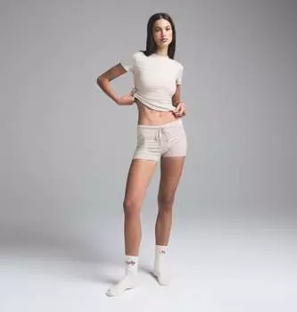 Футболка SKIMS, цвет heather oatmeal