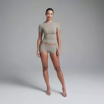 Футболка SKIMS, цвет smoke