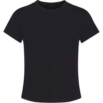 Футболка SKIMS Regular, женская, ONYX/Onyx, ONYX/Onyx