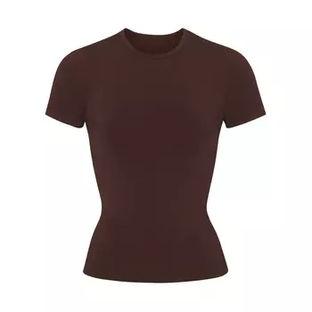 Футболка SKIMS Soft Smoothing Seamless, цвет Cocoa