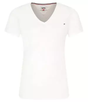 Футболка Skinny Fit Tommy Jeans, белый