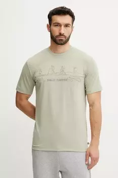 Футболка Skog с принтом из переработанных материалов Helly Hansen, зеленый