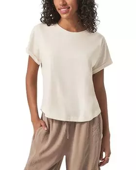 Футболка Skye с манжетами Splendid, слоновая кость/кремовый