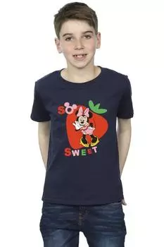 Футболка «Сладкая клубника» Минни Маус Disney, темно-синий