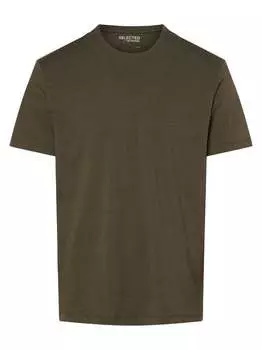 Футболка слхаспен Selected, зеленый