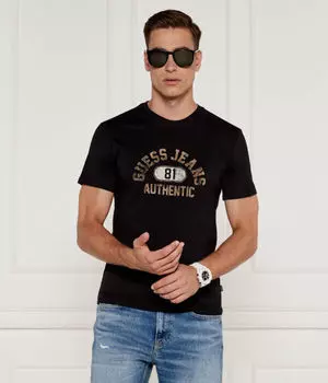 Футболка Slim Fit Guess Jeans, черный