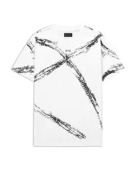 Футболка Slim Fit с графическим логотипом и принтом змеи RTA, белый