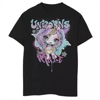 Футболка «Slime Surprise Unicorns Rule» для мальчиков 8–20 лет Licensed Character