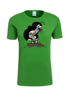 Футболка Slimfit The Little Mole LOGOSHIRT, светло-оливковый