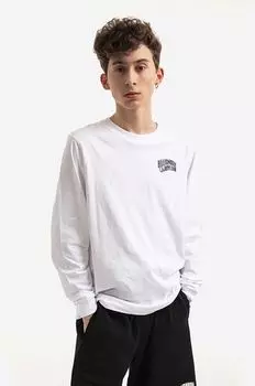 Футболка Small Arch Logo L/S, хлопковый топ с длинными рукавами Billionaire Boys Club, белый