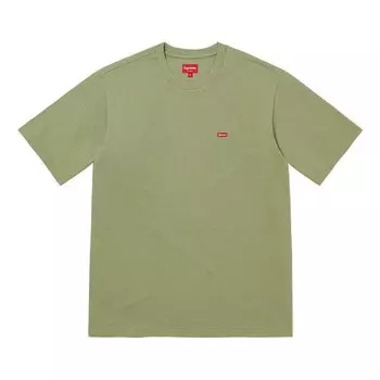Футболка small box t-shirt 'olive green' Supreme, зеленый