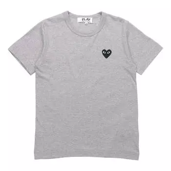 Футболка small logo short sleeve tee 'grey' Comme Des Garcons Play, белый