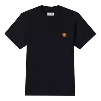 Футболка small tiger head pattern t-shirt 'black' Kenzo, черный