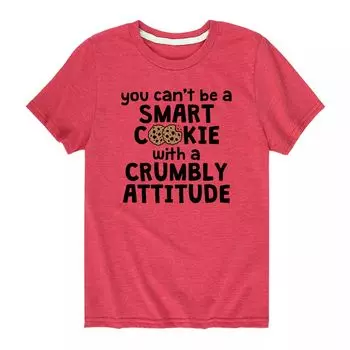 Футболка Smart Cookie Crumbly Attitude для мальчиков 8–20 лет с рисунком Licensed Character