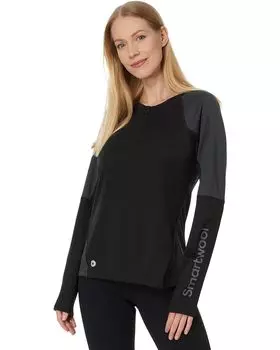 Футболка Smartwool Mountain Bike Jersey, цвет Black/Charcoal