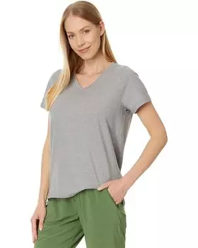 Футболка Smartwool Perfect V-Neck, цвет Light Gray Heather