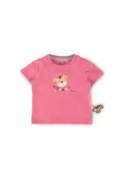 Футболка смешная собака для малышей Sigikid, розовый