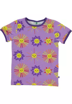 Футболка Smfolk Sun, цвет viola