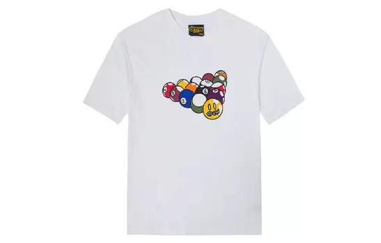 Футболка Smiley Collection унисекс белая Drew House, белый