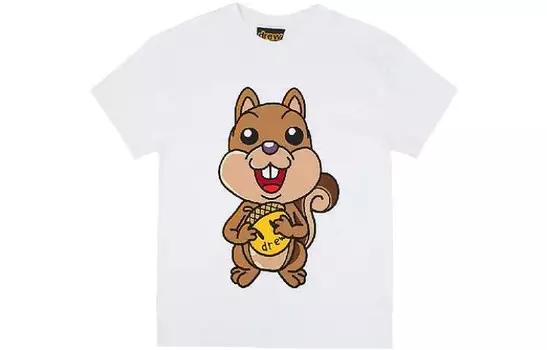 Футболка Smiley Collection унисекс белая Drew House, белый