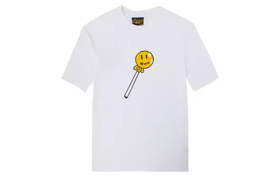Футболка Smiley Collection унисекс белая Drew House, белый