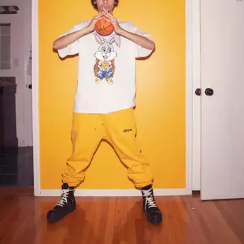 Футболка Smiley Collection унисекс белая Drew House, белый