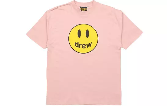Футболка Smiley Collection унисекс розовая Drew House, розовый
