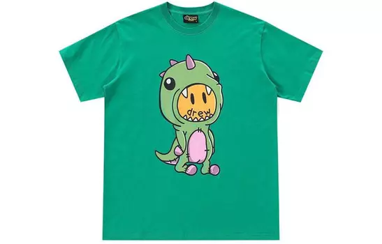 Футболка Smiley Collection унисекс зеленая Drew House, зеленый