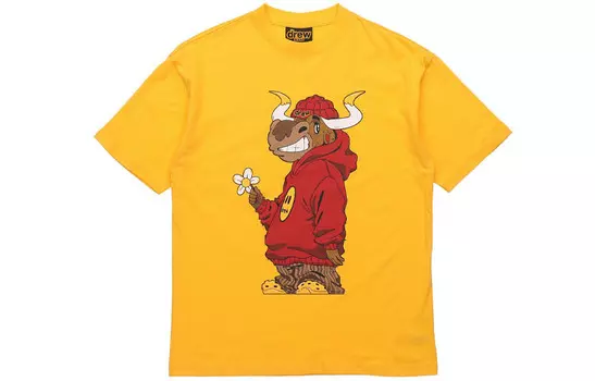 Футболка Smiley Collection унисекс желтая Drew House, желтый