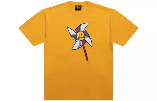 Футболка Smiley Collection унисекс золотисто-желтая Drew House, цвет Gold