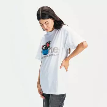 Футболка SMILEY MARKET DE LES HOMME T-SHIRT Market, цвет Wei