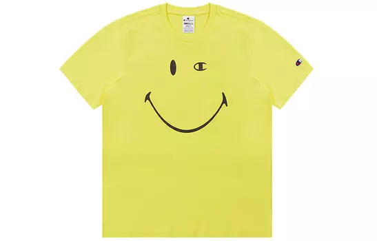 Футболка Smiley X унисекс Champion, желтый