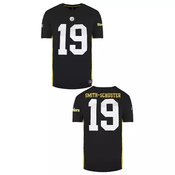 Футболка смита шустера нфл «питтсбург стилерс 19» Fanatics, черный