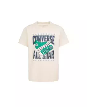 Футболка Sneaker Arch для мальчика Converse, коричневый