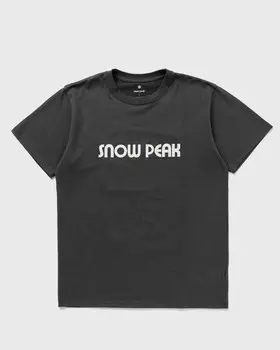Футболка Snow Peak Land Station T Shirt, цвет charcoal