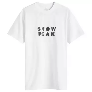 Футболка Snow Peak Snowpeaker T-Shirt Camper, белый