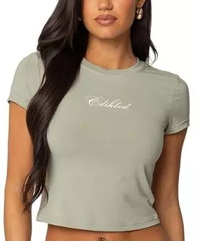 Футболка So Edikted Edikted, зеленый