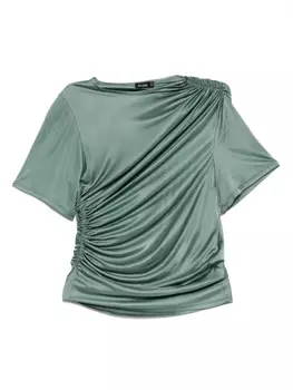 Футболка со сборками Atlein, зеленый