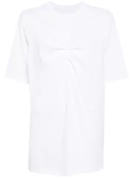 Футболка со сборками JNBY, белый