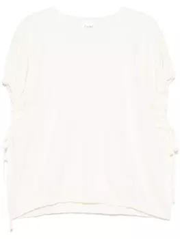 Футболка со сборками Nude, нейтральный