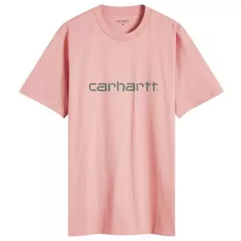 Футболка со сценарием Carhartt Wip, розовый