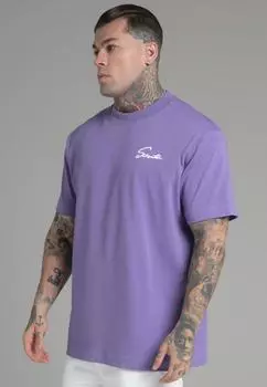 Футболка со сценарием SikSilk, фиолетовый
