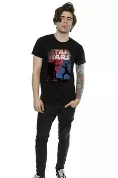 Футболка со сценой боя Star Wars, черный